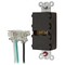 Hubbell Wiring Device-Kellems Straight Blade Receptacle, 5-20R, 20 A, 125V AC, 2 Pole, 3 Wire, Flush Mount, Grounded SNAP2162A - alternate 2